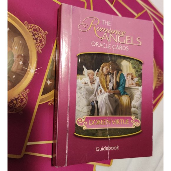 Vtg Romance Angels Oracle Cards Deck & Guidebook by Doreen Virtue OOP Original - Picture 14 of 16